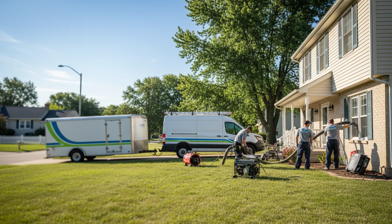 Flooded Basement Restoration And Cleanup With Repair in Gorham, KS near me
